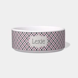 Comedero Taza Personalizada de Cuadros de Wildberry para Ma