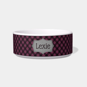 Comedero Taza Personalizada de Cuadros de Wildberry para Ma