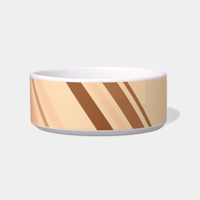 Comedero Tazas diagonales retro coloridas (Frente)