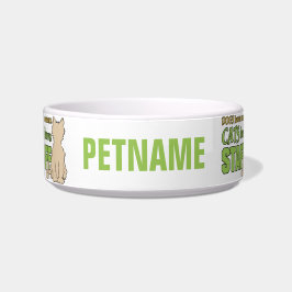 COMEDERO TAZAS PERSONALIZADAS PARA MASCOTAS CATS HAVE STAFF