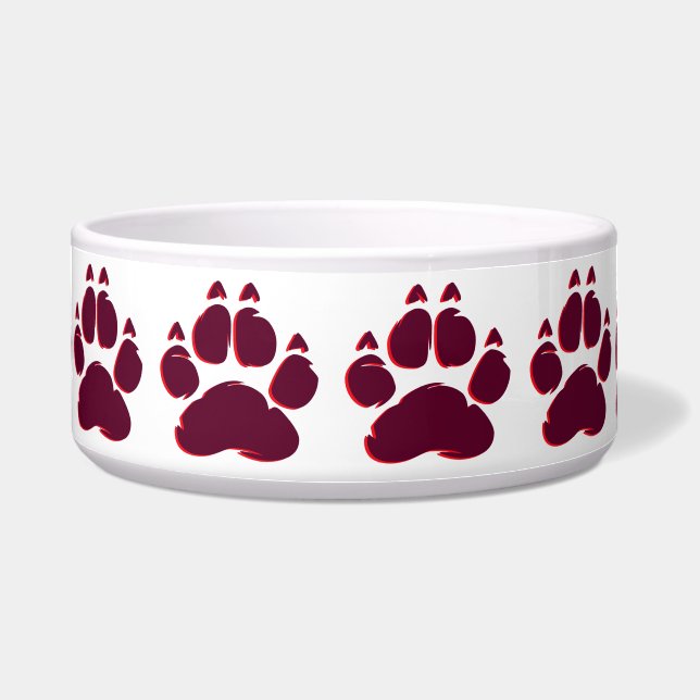 Comedero Tazón cerámico para mascotas (Frente)