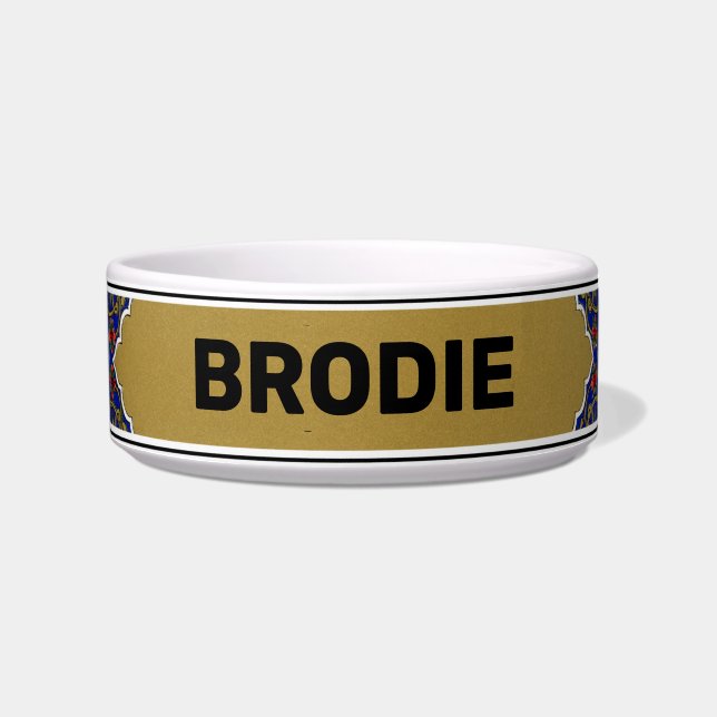 Comedero Tazón cerámico para mascotas (Frente)