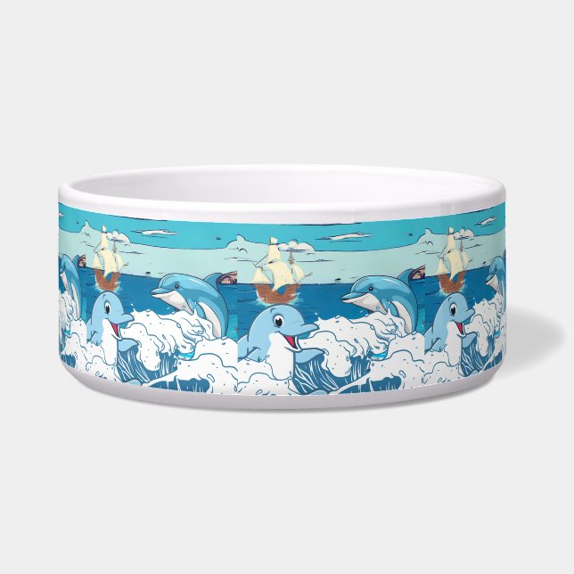 Comedero Tazón cerámico para mascotas (Frente)