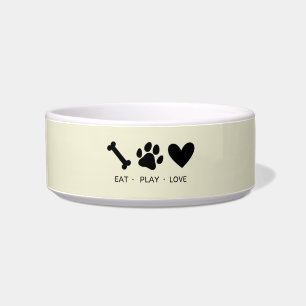 Comedero Tazón Cerámico Personalizado para Comida y Agua de