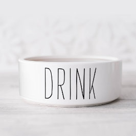 Comedero Tazón de agua de perro simple y dulce personalizad