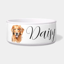 Tazón de agua para Golden Retriever