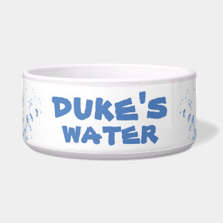 Comedero Tazón de agua para perros grande personalizado : T