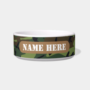 COMEDERO TAZÓN DE CAMUFLAJE DE EJÉRCITO PERSONALIZADO