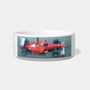 Comedero Tazón de Carreras roja para el coche