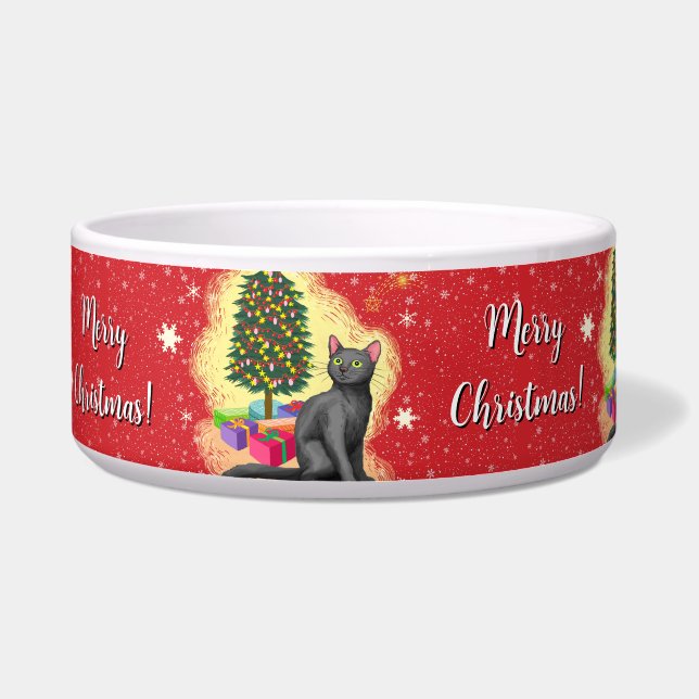 Comedero Tazón de cerámica para mascotas (Frente)