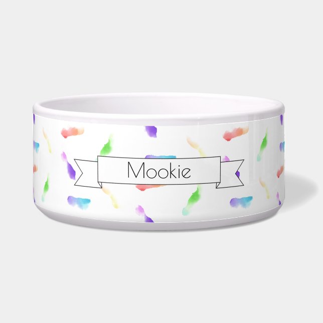 Comedero Tazón de cerámica para mascotas - HAMbWG (Frente)