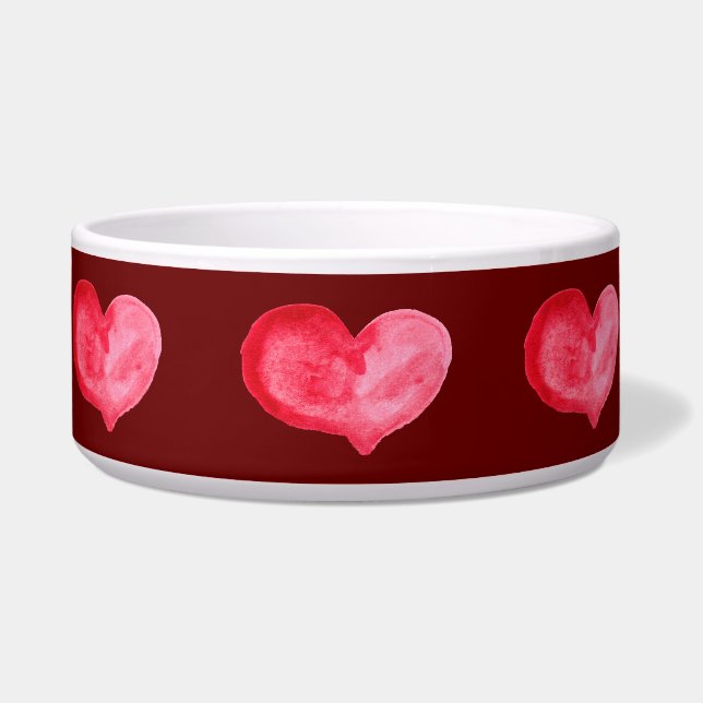 Comedero Tazón de cerámica para perro HUG | m3galleryStudio (Frente)