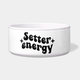 Comedero Tazón de cerámica para perro Setter Energy