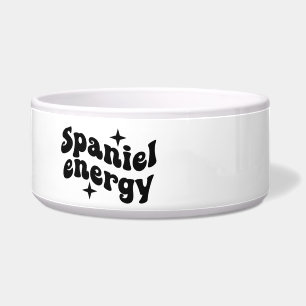 Comedero Tazón de cerámica para perro Spaniel Energy