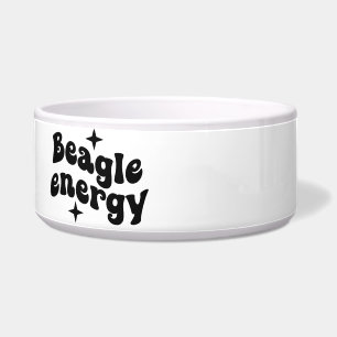 Comedero Tazón de cerámica para perros Beagle Energy