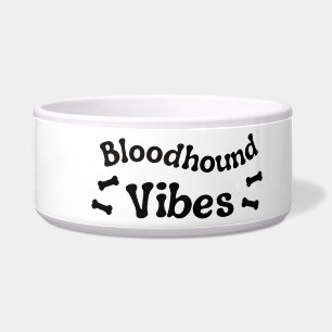 Comedero Tazón de cerámica para perros Bloodhound Vibes