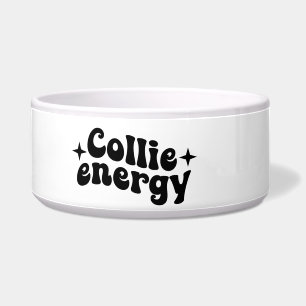 Comedero Tazón de cerámica para perros Collie Energy
