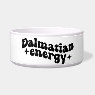 Comedero Tazón de cerámica para perros Dalmation Energy