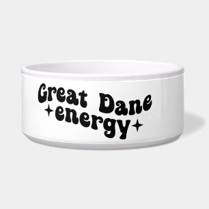 Comedero Tazón de cerámica para perros Great Dane Energy