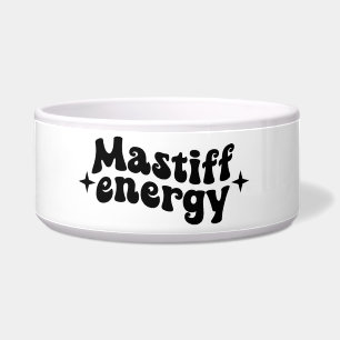 Comedero Tazón de cerámica para perros Mastiff Energy