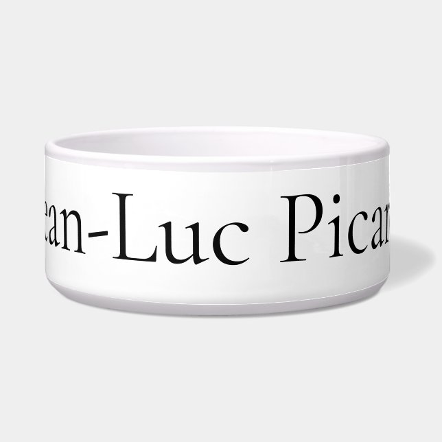 Comedero Tazón De Cerámica Para Su Mascota (Frente)