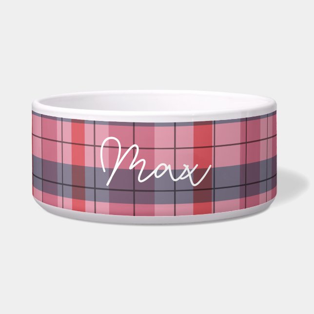 Comedero Tazón de cerámica personalizado para perros (Frente)