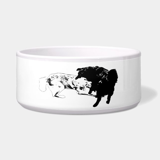 Comedero Tazón de comida activo, tazón de mascota audaz (Frente)
