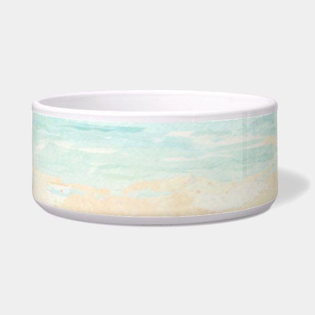 Comedero Tazón de comida acuática para Mascotas de playa (Frente)