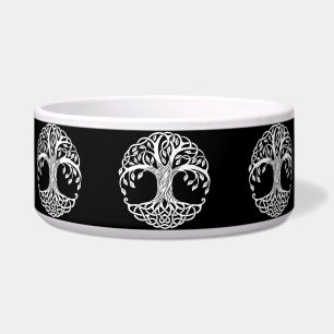 Comedero tazón de comida de gato de árbol celta