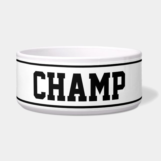 Comedero Tazón de comida de perro con cualquier fondo de co (Frente)