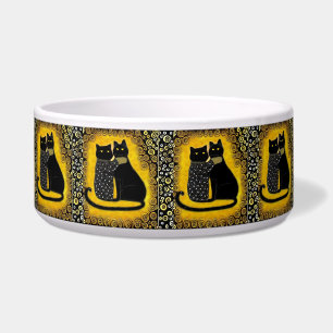 Comedero Tazón de comida para gato lindo