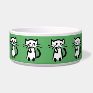 Comedero Tazón de comida para gato lindo