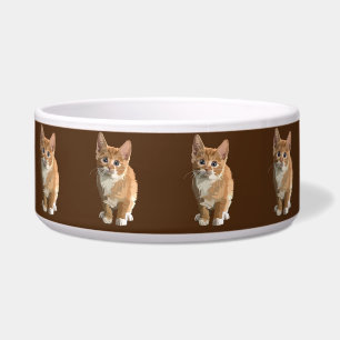 Comedero tazón de comida para gatos de gatito de vaca