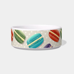 Comedero tazón de comida para gatos de macarons