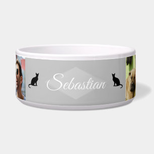 Comedero Tazón de comida para gatos personalizado - HAMbWG