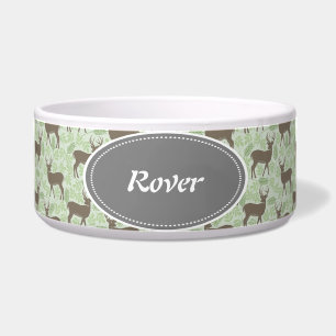 Comedero Tazón de comida para Mascota de diseño de ciervos