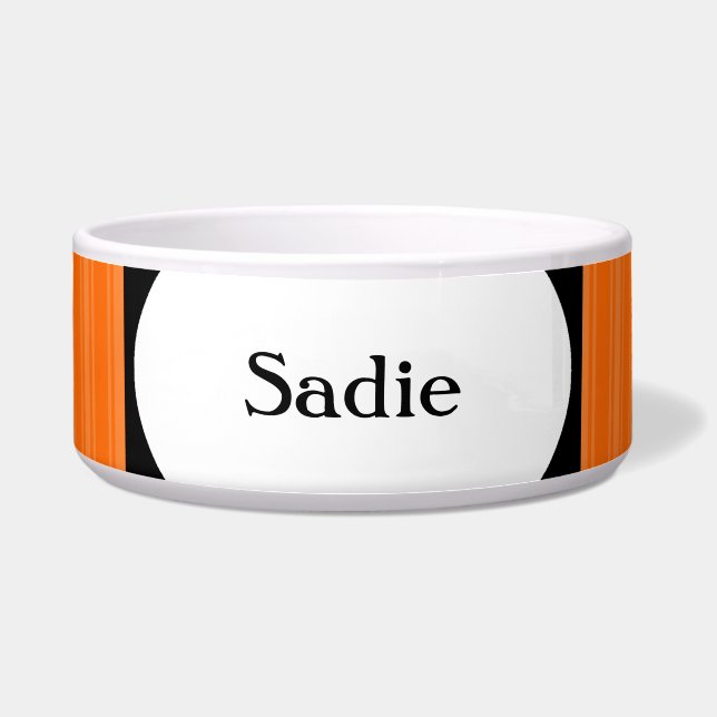 Comedero Tazón de comida para perro personalizable - HAMbWG (Frente)