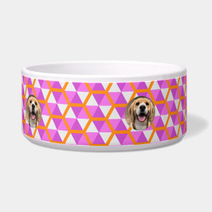 Comedero Tazón de comida para perro personalizado con el no