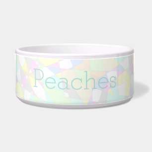 Comedero Tazón de comida para perros con diseño abstracto p