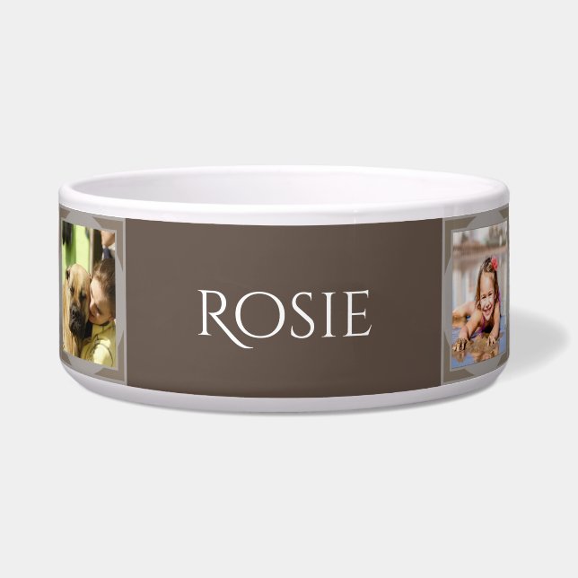 Comedero Tazón de comida para perros personalizado - HAMbWG (Frente)