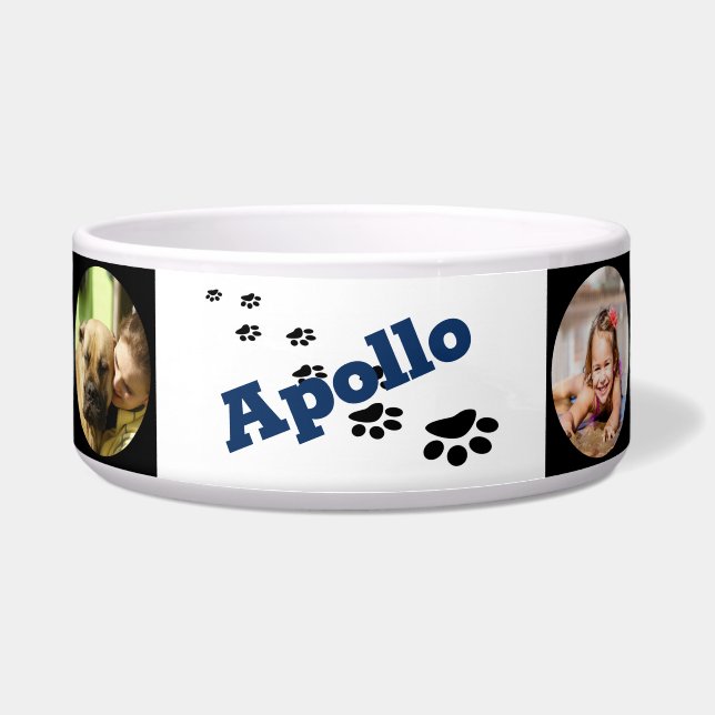 Comedero Tazón de comida para perros personalizado - HAMbWG (Frente)