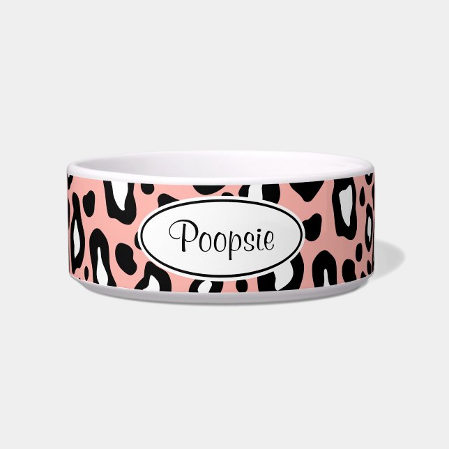 Comedero Tazón de comida personalizado para perros y gatos  (Frente)