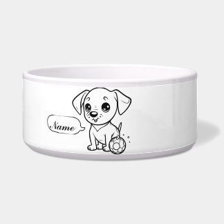 Comedero "Tazón de Dibujos de Cachorros"
