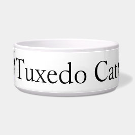 Comedero Tazón de gato de Tuxedo