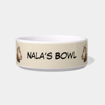 Tazón de gato Maine Coon personalizado - Tazón con