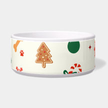 Tazón de gato navideño juguetón – Galletas festiva