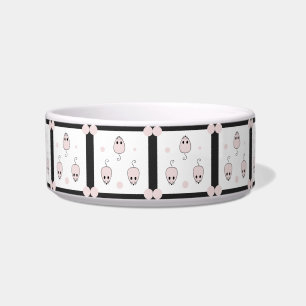 Comedero Tazón de gato para ratones rosados