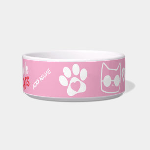 Comedero Tazón de gato personalizable - Regalo de gato pers