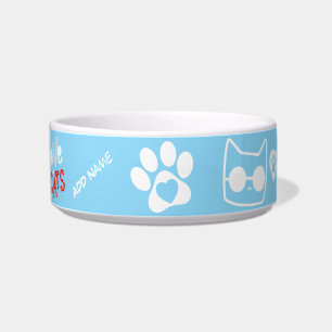 Comedero Tazón de gato personalizable - Regalo de gato pers