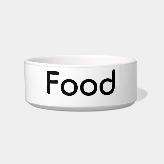 Comedero Tazón de la mascota de alimentos (Frente)